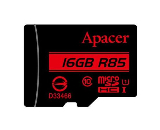Карта памяти Apacer 16GB microSDHC Class10 UHS-I U1 (R85 MB/s) (AP16GMCSH10U5-R), изображение 2 Карта памяти Apacer 16GB microSDHC Class10 UHS-I U1 (R85 MB/s) (AP16GMCSH10U5-R), изображение 2