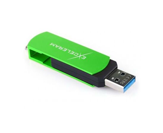 USB флеш накопитель eXceleram 16GB P2 Series Green/Black USB 3.1 Gen 1 (EXP2U3GRB16), изображение 5 USB флеш накопитель eXceleram 16GB P2 Series Green/Black USB 3.1 Gen 1 (EXP2U3GRB16), изображение 5