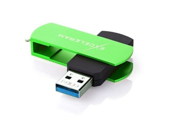 USB флеш накопитель eXceleram 32GB P2 Series Green/Black USB 3.1 Gen 1 (EXP2U3GRB32), изображение 2 USB флеш накопитель eXceleram 32GB P2 Series Green/Black USB 3.1 Gen 1 (EXP2U3GRB32), изображение 2