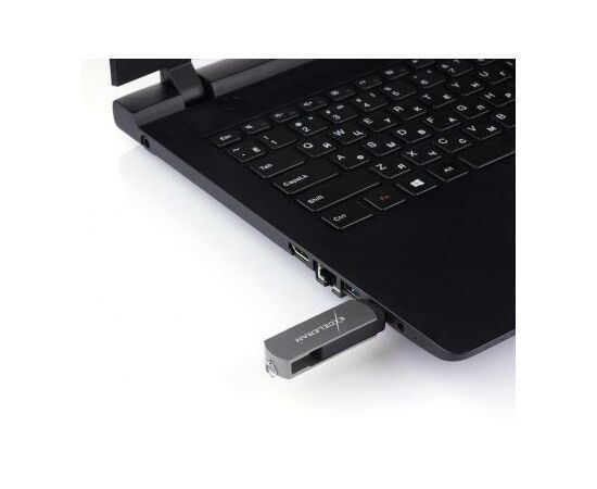 USB флеш накопитель eXceleram 32GB P2 Series Gray/Black USB 2.0 (EXP2U2GB32), изображение 7 USB флеш накопитель eXceleram 32GB P2 Series Gray/Black USB 2.0 (EXP2U2GB32), изображение 7