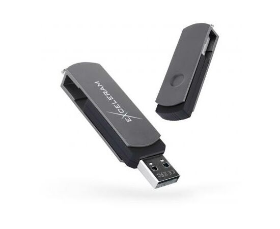 USB флеш накопичувач eXceleram 32GB P2 Series Gray/Black USB 2.0 (EXP2U2GB32)