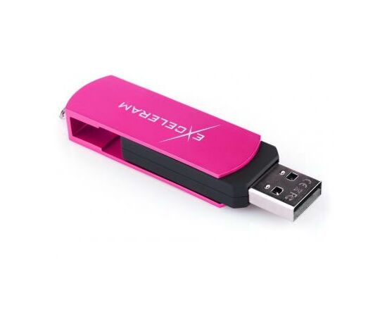 USB флеш накопичувач eXceleram 32GB P2 Series Rose/Black USB 2.0 (EXP2U2ROB32), зображення 5