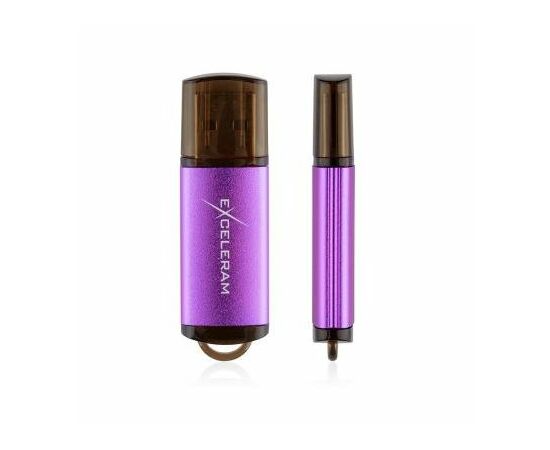 USB флеш накопитель eXceleram 32GB A3 Series Purple USB 2.0 (EXA3U2PU32), изображение 4 USB флеш накопитель eXceleram 32GB A3 Series Purple USB 2.0 (EXA3U2PU32), изображение 4