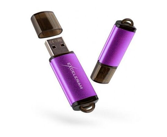 USB флеш накопичувач eXceleram 32GB A3 Series Purple USB 2.0 (EXA3U2PU32)
