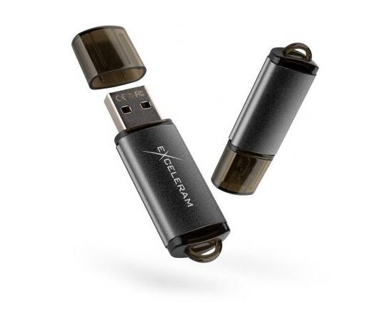 USB флеш накопичувач eXceleram 64GB A3 Series Black USB 2.0 (EXA3U2B64)