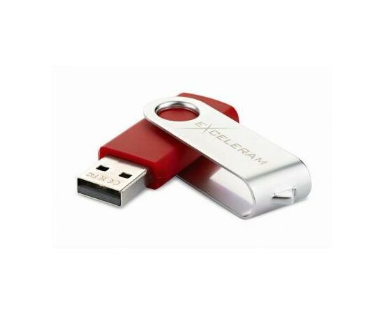 USB флеш накопитель eXceleram 32GB P1 Series Silver/Red USB 2.0 (EXP1U2SIRE32), изображение 2 USB флеш накопитель eXceleram 32GB P1 Series Silver/Red USB 2.0 (EXP1U2SIRE32), изображение 2