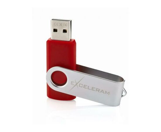 USB флеш накопитель eXceleram 32GB P1 Series Silver/Red USB 2.0 (EXP1U2SIRE32), изображение 3 USB флеш накопитель eXceleram 32GB P1 Series Silver/Red USB 2.0 (EXP1U2SIRE32), изображение 3