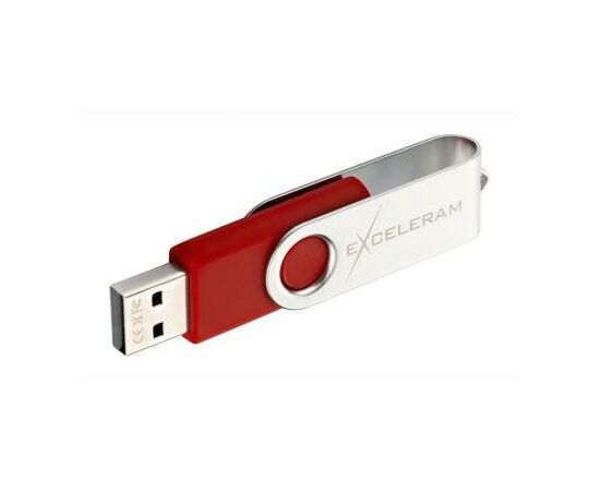 USB флеш накопитель eXceleram 32GB P1 Series Silver/Red USB 2.0 (EXP1U2SIRE32), изображение 5 USB флеш накопитель eXceleram 32GB P1 Series Silver/Red USB 2.0 (EXP1U2SIRE32), изображение 5