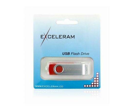 USB флеш накопитель eXceleram 32GB P1 Series Silver/Red USB 2.0 (EXP1U2SIRE32), изображение 8 USB флеш накопитель eXceleram 32GB P1 Series Silver/Red USB 2.0 (EXP1U2SIRE32), изображение 8