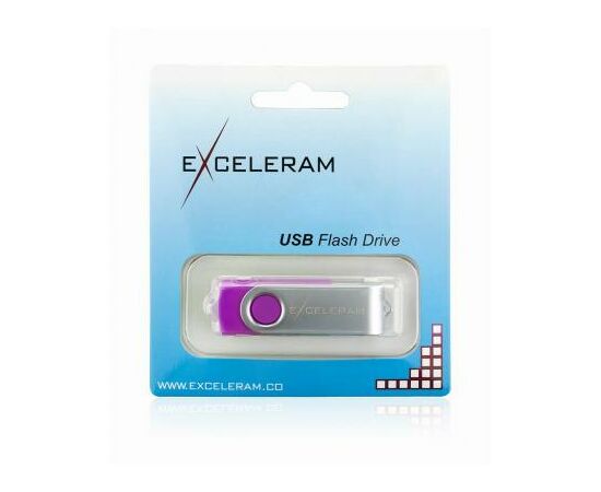 USB флеш накопитель eXceleram 32GB P1 Series Silver/Purple USB 2.0 (EXP1U2SIPU32), изображение 8 USB флеш накопитель eXceleram 32GB P1 Series Silver/Purple USB 2.0 (EXP1U2SIPU32), изображение 8