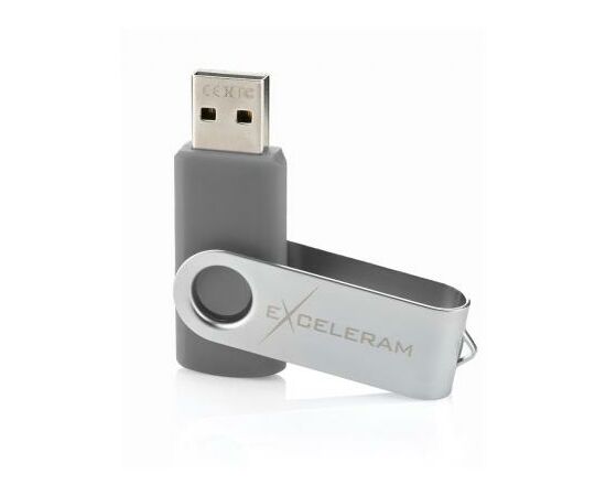 USB флеш накопитель eXceleram 32GB P1 Series Silver/Gray USB 2.0 (EXP1U2SIG32), изображение 3 USB флеш накопитель eXceleram 32GB P1 Series Silver/Gray USB 2.0 (EXP1U2SIG32), изображение 3