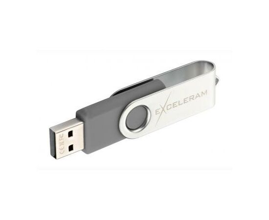 USB флеш накопитель eXceleram 32GB P1 Series Silver/Gray USB 2.0 (EXP1U2SIG32), изображение 5 USB флеш накопитель eXceleram 32GB P1 Series Silver/Gray USB 2.0 (EXP1U2SIG32), изображение 5