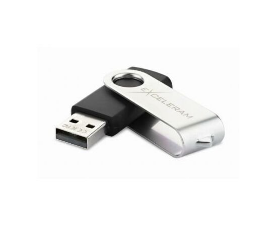 USB флеш накопитель eXceleram 32GB P1 Series Silver/Black USB 2.0 (EXP1U2SIB32), изображение 2 USB флеш накопитель eXceleram 32GB P1 Series Silver/Black USB 2.0 (EXP1U2SIB32), изображение 2