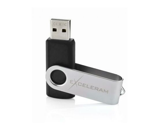 USB флеш накопитель eXceleram 32GB P1 Series Silver/Black USB 2.0 (EXP1U2SIB32), изображение 3 USB флеш накопитель eXceleram 32GB P1 Series Silver/Black USB 2.0 (EXP1U2SIB32), изображение 3