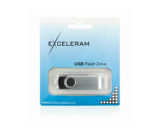 USB флеш накопитель eXceleram 32GB P1 Series Silver/Black USB 2.0 (EXP1U2SIB32), изображение 8 USB флеш накопитель eXceleram 32GB P1 Series Silver/Black USB 2.0 (EXP1U2SIB32), изображение 8