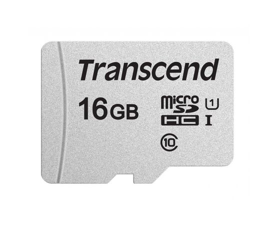 Карта пам'яті Transcend 16GB microSDHC class 10 UHS-I U1 (TS16GUSD300S)