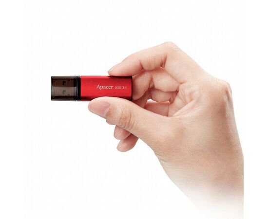 USB флеш накопитель Apacer 16GB AH25B Red USB 3.1 Gen1 (AP16GAH25BR-1), изображение 4