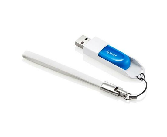 USB флеш накопитель Apacer 64GB AH23A White USB 2.0 (AP64GAH23AW-1), изображение 5 USB флеш накопитель Apacer 64GB AH23A White USB 2.0 (AP64GAH23AW-1), изображение 5