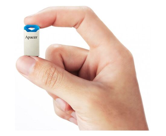 USB флеш накопитель Apacer 64GB AH111 Blue USB 2.0 (AP64GAH111U-1), изображение 5 USB флеш накопитель Apacer 64GB AH111 Blue USB 2.0 (AP64GAH111U-1), изображение 5