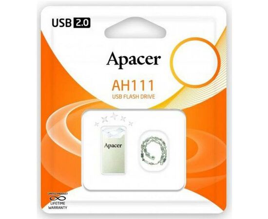 USB флеш накопитель Apacer 64GB AH111 Crystal USB 2.0 (AP64GAH111CR-1), изображение 4 USB флеш накопитель Apacer 64GB AH111 Crystal USB 2.0 (AP64GAH111CR-1), изображение 4