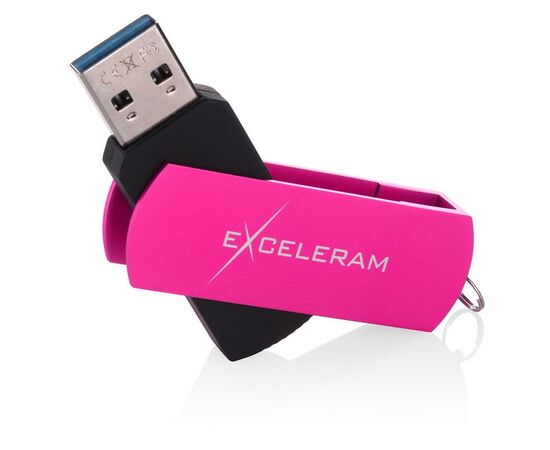 USB флеш накопитель eXceleram 128GB P2 Series Rose/Black USB 3.1 Gen 1 (EXP2U3ROB128), изображение 3 USB флеш накопитель eXceleram 128GB P2 Series Rose/Black USB 3.1 Gen 1 (EXP2U3ROB128), изображение 3