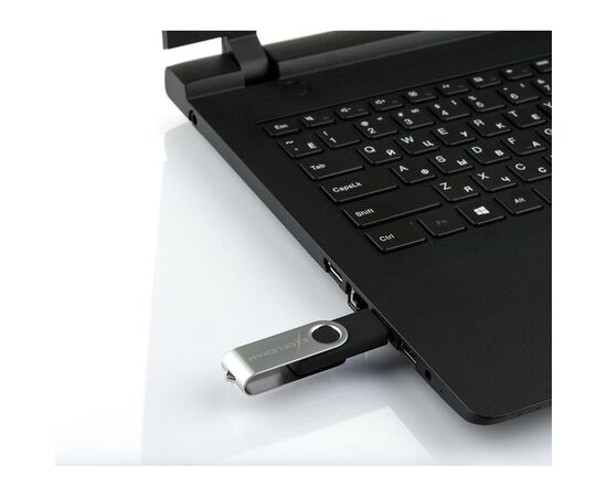 USB флеш накопитель eXceleram 64GB P1 Series Silver/Black USB 2.0 (EXP1U2SIB64), изображение 7 USB флеш накопитель eXceleram 64GB P1 Series Silver/Black USB 2.0 (EXP1U2SIB64), изображение 7
