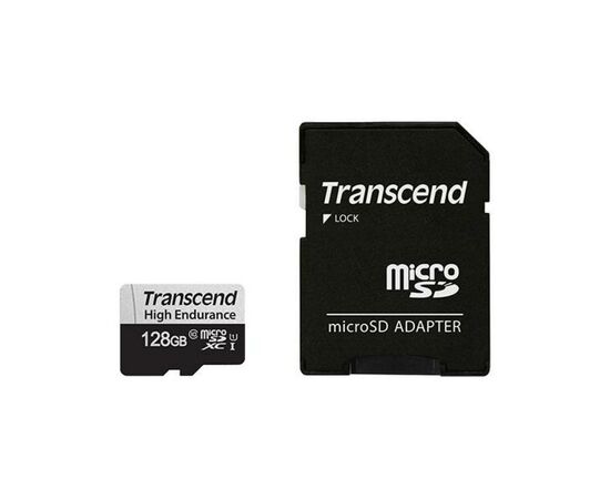 Карта пам'яті Transcend 128GB microSDXC class 10 UHS-I U1 High Endurance (TS128GUSD350V)