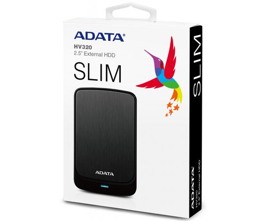 Внешний жесткий диск 2.5" 2TB ADATA (AHV320-2TU31-CBK), изображение 6 Внешний жесткий диск 2.5" 2TB ADATA (AHV320-2TU31-CBK), изображение 6