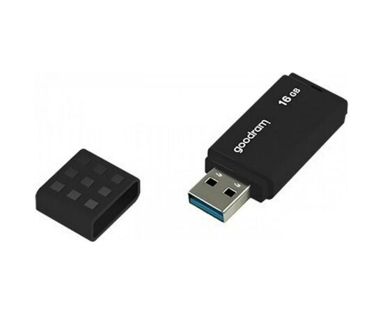 USB флеш накопитель Goodram 16GB UME3 Black USB 3.0 (UME3-0160K0R11), изображение 3 USB флеш накопитель Goodram 16GB UME3 Black USB 3.0 (UME3-0160K0R11), изображение 3