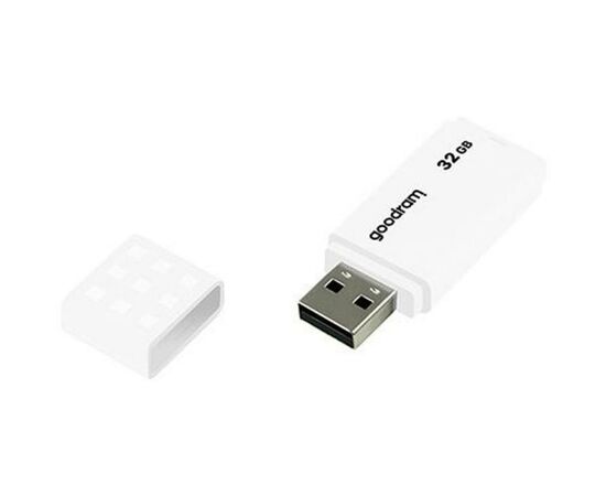 USB флеш накопитель Goodram 32GB UME2 White USB 2.0 (UME2-0320W0R11), изображение 3 USB флеш накопитель Goodram 32GB UME2 White USB 2.0 (UME2-0320W0R11), изображение 3