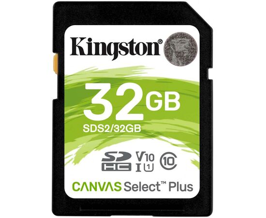 Карта пам'яті Kingston 32GB SDXC class 10 UHS-I U3 Canvas Select Plus (SDS2/32GB)