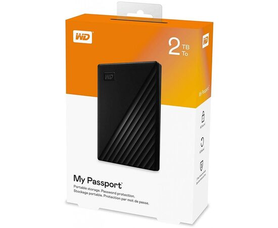 Внешний жесткий диск 2.5" 2TB WD (WDBYVG0020BBK-WESN), изображение 6 Внешний жесткий диск 2.5" 2TB WD (WDBYVG0020BBK-WESN), изображение 6