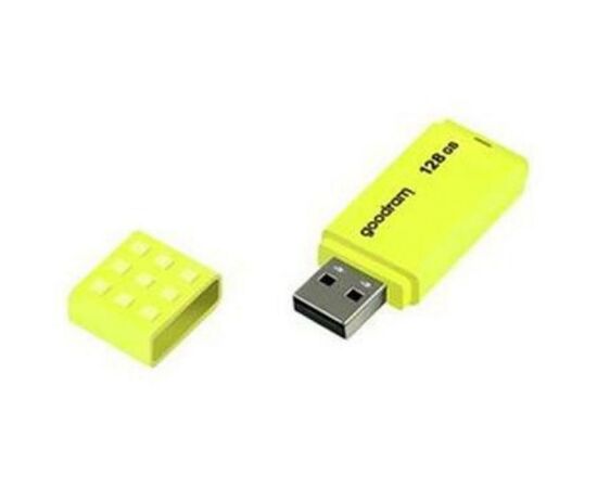 USB флеш накопитель Goodram 128GB UME2 Yellow USB 2.0 (UME2-1280Y0R11), изображение 2 USB флеш накопитель Goodram 128GB UME2 Yellow USB 2.0 (UME2-1280Y0R11), изображение 2