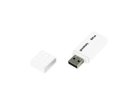 USB флеш накопитель Goodram 64GB UME2 White USB 2.0 (UME2-0640W0R11), изображение 2 USB флеш накопитель Goodram 64GB UME2 White USB 2.0 (UME2-0640W0R11), изображение 2