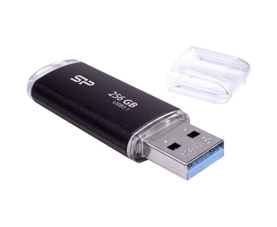 USB флеш накопитель Silicon Power 256GB Blaze b02 Black USB 3.0 (SP256GBUF3B02V1K), изображение 3 USB флеш накопитель Silicon Power 256GB Blaze b02 Black USB 3.0 (SP256GBUF3B02V1K), изображение 3