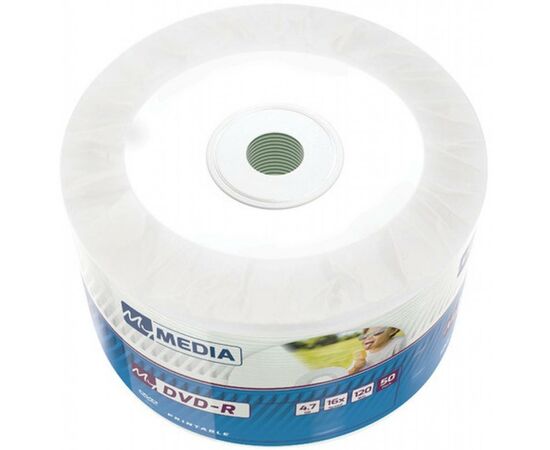 Диск DVD MyMedia DVD-R 4.7GB 16X Wrap Printable 50шт (69202)