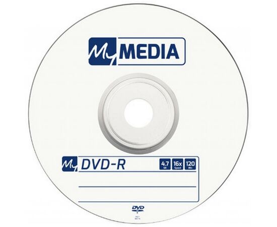 Диск DVD MyMedia DVD-R 4.7GB 16X Wrap MATT SILVER 50шт (69200), изображение 3 Диск DVD MyMedia DVD-R 4.7GB 16X Wrap MATT SILVER 50шт (69200), изображение 3