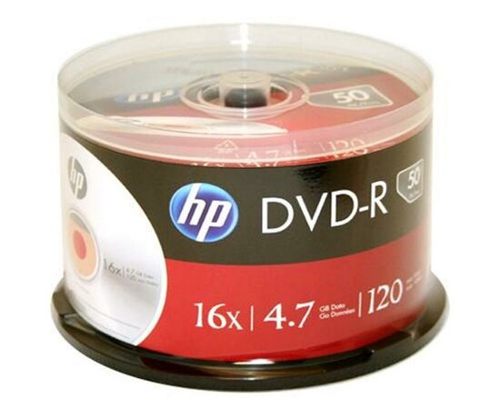 Диск DVD HP DVD-R 4.7GB 16X 50 шт Spindle (69316/DME00025-3)