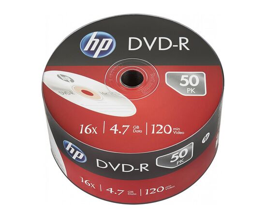 Диск DVD HP DVD-R 4.7GB 16X IJ PRINT 50шт (69302/DME00070WIP-3)