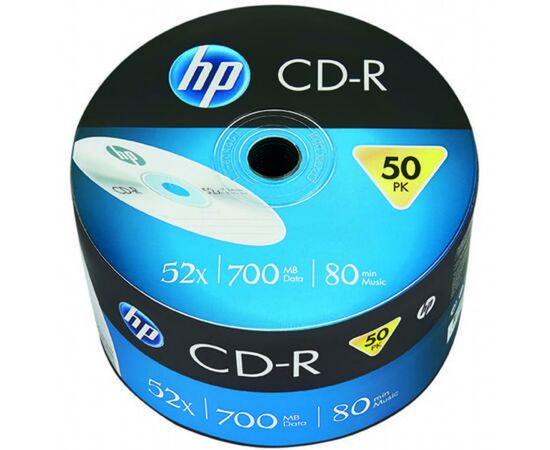 Диск CD HP CD-R 700MB 52X 50шт (69300/CRE00070-3)