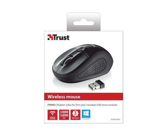 Мишка Trust Primo Wireless Mouse (20322), зображення 5 Мишка Trust Primo Wireless Mouse (20322), зображення 5