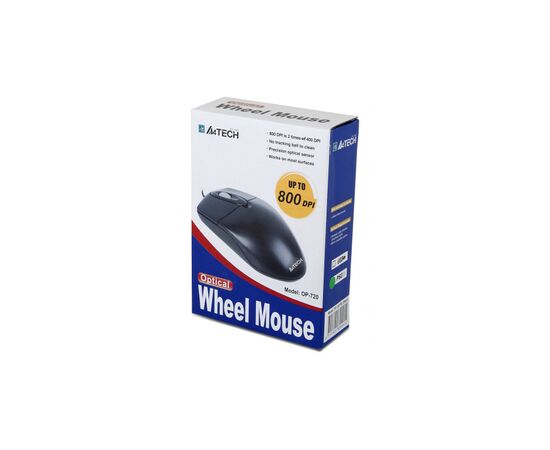 Мишка A4Tech OP-720 Black-USB (4711421699495), зображення 2 Мишка A4Tech OP-720 Black-USB (4711421699495), зображення 2