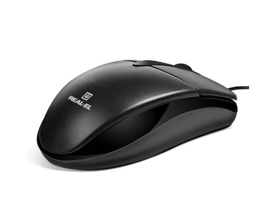Мышка REAL-EL RM-211, USB, black, изображение 4 Мышка REAL-EL RM-211, USB, black, изображение 4