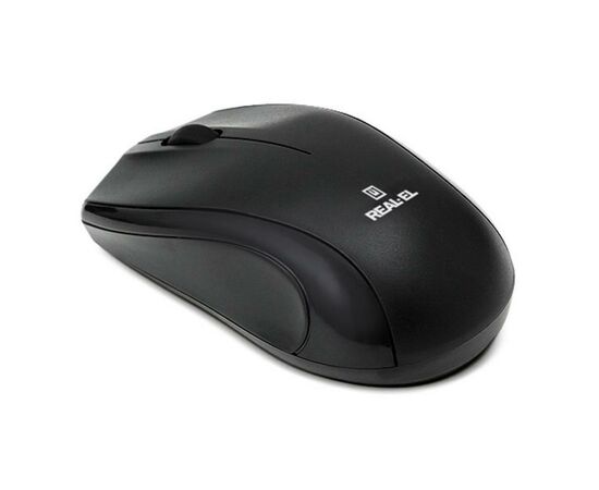 Мышка REAL-EL RM-250 USB+PS/2, black, изображение 2 Мышка REAL-EL RM-250 USB+PS/2, black, изображение 2