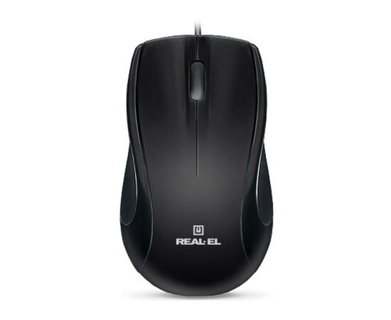 Мышка REAL-EL RM-250 USB+PS/2, black, изображение 3 Мышка REAL-EL RM-250 USB+PS/2, black, изображение 3