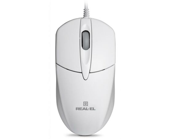 Мишка REAL-EL RM-211, USB, white, зображення 2 Мишка REAL-EL RM-211, USB, white, зображення 2