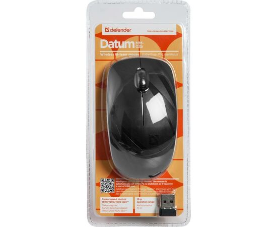 Мишка Defender Datum MM-035 Black (52035), зображення 6 Мишка Defender Datum MM-035 Black (52035), зображення 6