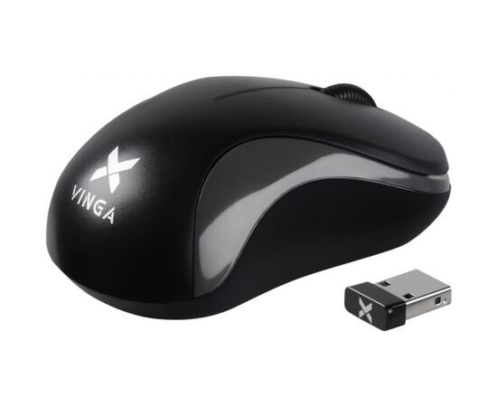 Мышка Vinga MSW-882 black - gray, изображение 2 Мышка Vinga MSW-882 black - gray, изображение 2