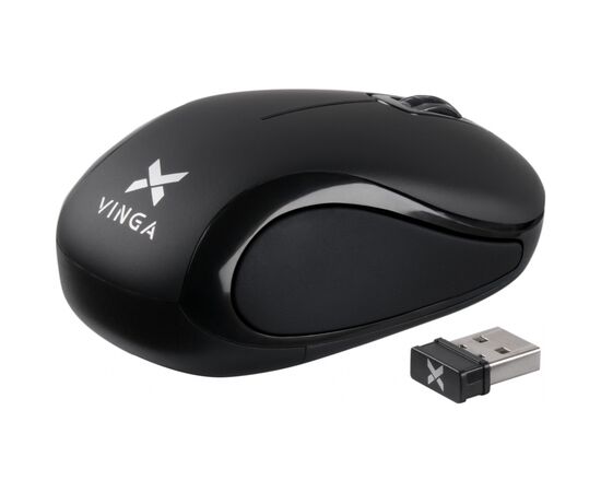 Мышка Vinga MSW-907 black, изображение 2 Мышка Vinga MSW-907 black, изображение 2