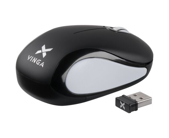 Мишка Vinga MSW-907 black - gray, зображення 2 Мишка Vinga MSW-907 black - gray, зображення 2